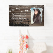 Banderoles Photo rustique Mason Jar Graduation (En situation)