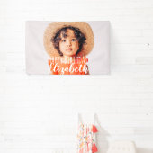 Banderoles Photo simple moderne Accueil d'anniversaire (Insitu)