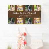 Banderoles photocollage et texte (En situation)