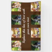 Banderoles photocollage et texte (Vertical)