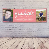 Banderoles Photos de Graduation - Classe de l'année - Coral V