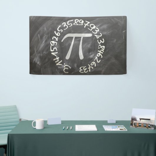 Banderoles Pi Day PiDay Chalkboard Education (Salon professionnel)