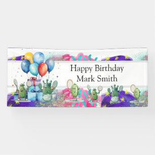 Banderoles Pickleball Anniversaire thème