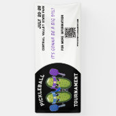 Banderoles Pickleball Tournament Dill Pickle Team Game Event (Vertical)