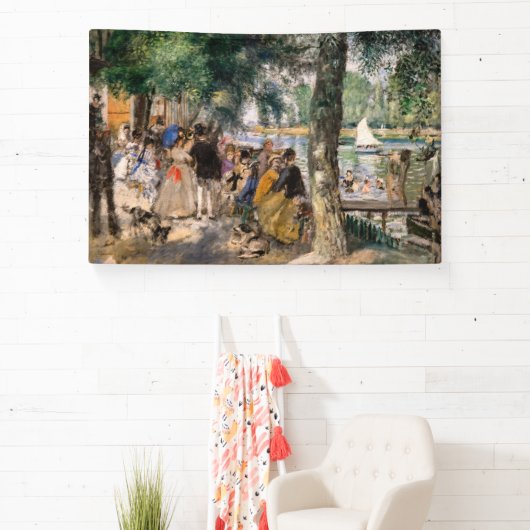 Banderoles Pierre-Auguste Renoir - Baignade sur la Seine (Insitu)