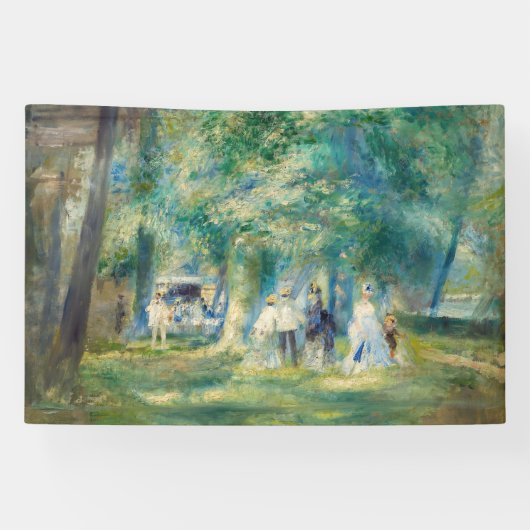 Banderoles Pierre-Auguste Renoir - La fête à Saint-Cloud (Horizontal)
