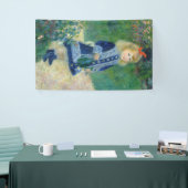 Banderoles Pierre-Auguste Renoir - Une fille avec une canne d (Salon professionnel)