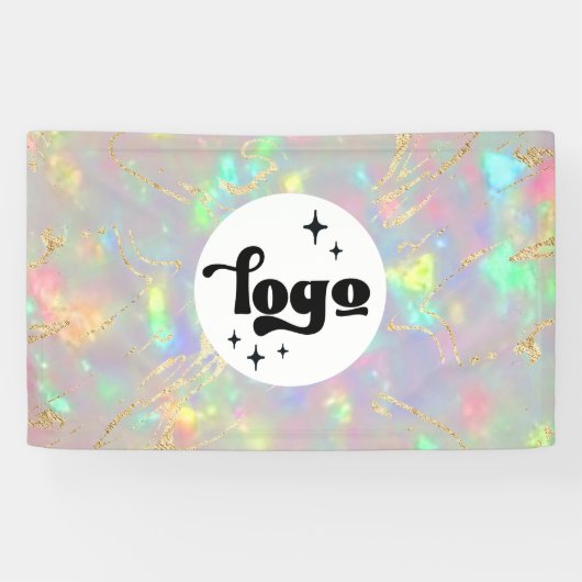 Banderoles pierre cristal opale (Horizontal)