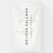 Banderoles Pierre géométrique moderne (Vertical)