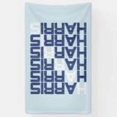 Banderoles piles de texte harris (Vertical)