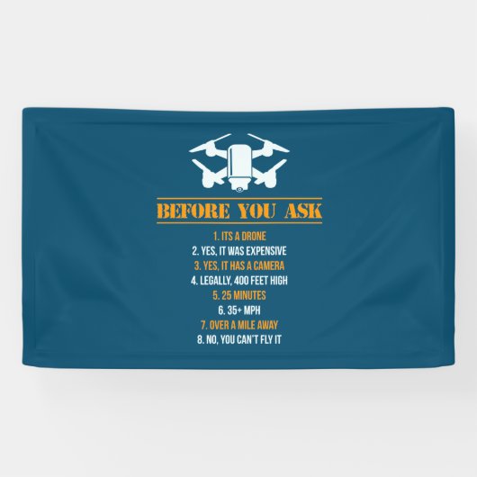 Banderoles Pilote de Before You Ask (Horizontal)