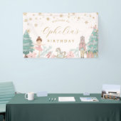 Banderoles Pink Nutcracker Ballet Birthday Welcome Banner (Salon professionnel)