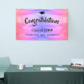 Banderoles Pink Purple Graduation (Salon professionnel)