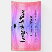 Banderoles Pink Purple Graduation (Vertical)