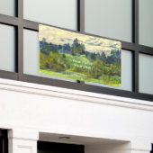 Banderoles Pins peint aquarelle sur soie (Bâtiment extérieur)