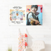 Banderoles Pirates Treasure Hunt Map Affiche de bienvenue d'a (En situation)