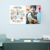 Banderoles Pirates Treasure Hunt Map Affiche de bienvenue d'a (Salon professionnel)