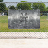 Banderoles Pisces Zodiac Connexion Grunge Silver Steel Style (En situation)