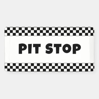 Banderoles Pit Stop Party Welcome Banner | Racing Birthday 