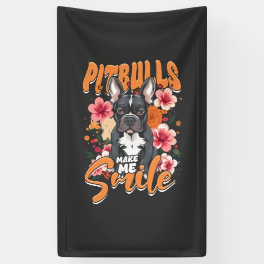 Banderoles Pitbull Pitbulls (Vertical)