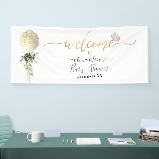 Banderoles PixDezines Parties scintillant Balloon N'importe q (Salon professionnel)