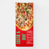 Banderoles Pizza frais et chaud Cheesy Pepperoni Advert (Verticale)