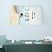 Banderoles Plage côtière Scène 40e anniversaire (Salon professionnel)