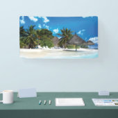 Banderoles Plage exotique (Salon professionnel)