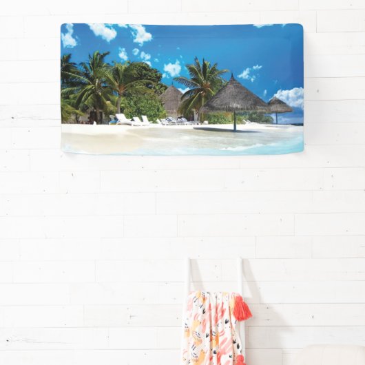 Banderoles Plage exotique (Insitu)