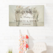 Banderoles Plage Floral Arch Mariage (En situation)