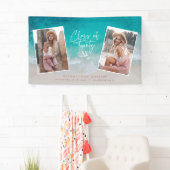 Banderoles Plage moderne multi photo graduation océan moderne (En situation)