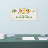 Banderoles Plage tropicale Luau Pineapple Anniversaire (Salon professionnel)