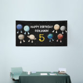 Banderoles Planètes et l'Anniversaire de enfant du système so (Salon professionnel)