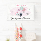 Banderoles Planètes spatiales extra-spatiales Première fille  (En situation)