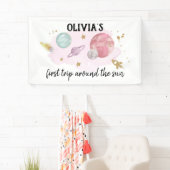 Banderoles Planètes spatiales extra-spatiales Première fille (En situation)