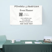 Banderoles planificateur d'événements ajouter le nom détails  (Salon professionnel)