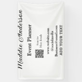 Banderoles planificateur d'événements ajouter le nom détails  (Vertical)