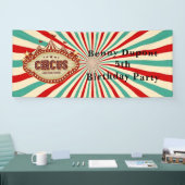 Banderoles Plus grand spectacle sur Terre Cirque Anniversaire (Salon professionnel)