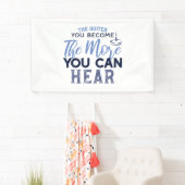 Banderoles Plus Vous Pouvez Entendre La Citation (En situation)