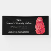 Banderoles Poils longs | Coiffeuse | Coiffeur | Salon (Horizontal)