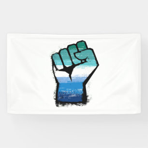 Banderoles Poing de protestation masculin gay