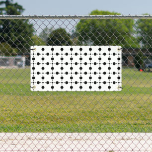 Banderoles Pois noirs, Motif à points Polka, points, pointill