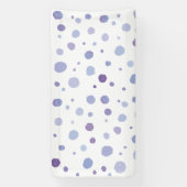 Banderoles pois peint à la main (Verticale)