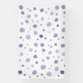 Banderoles pois peint à la main (Verticale)