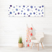 Banderoles pois peint à la main (En situation)