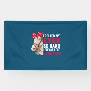 Banderoles Poison d'Equestrian Rolled My Eyes So Hard