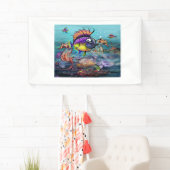 Banderoles Poissons d'arc-en-ciel (En situation)