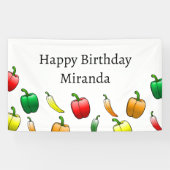 Banderoles Poivrons Bell et poivrons longs doux (Horizontal)