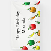 Banderoles Poivrons Bell et poivrons longs doux (Vertical)