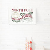 Banderoles Pôle Nord Hot Cocaca fête de Noël (Insitu)